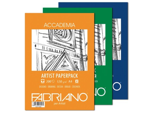 Joonistuspaber Fabriano Accademia A3 120g 100tk