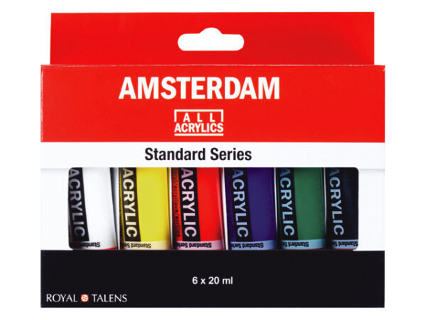 Akrüülvärvid Amsterdam 6x20ml põhitoonid