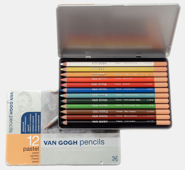 Pastellpliiatsid Van Gogh 12v.