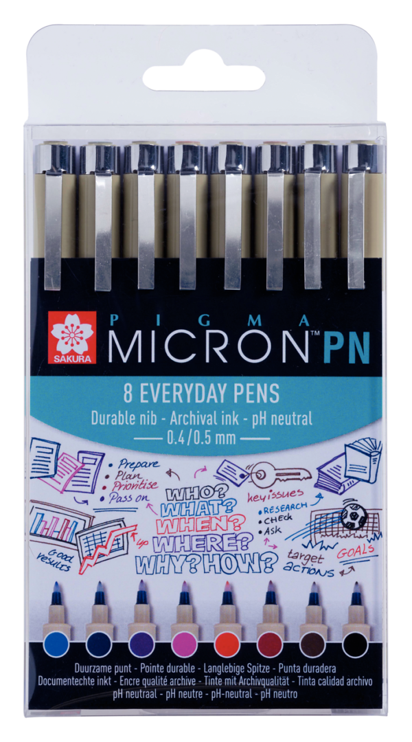 Pigma Micron PN tindipliiatstid 8 tk.