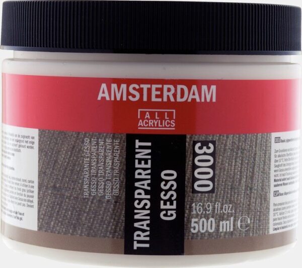 Kruntvärv (gesso) Talens 500ml läbipaistev