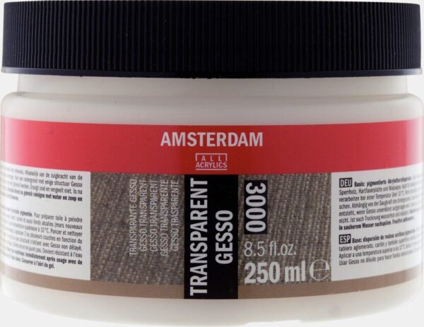 Kruntvärv (gesso) Talens 250ml läbipaistev